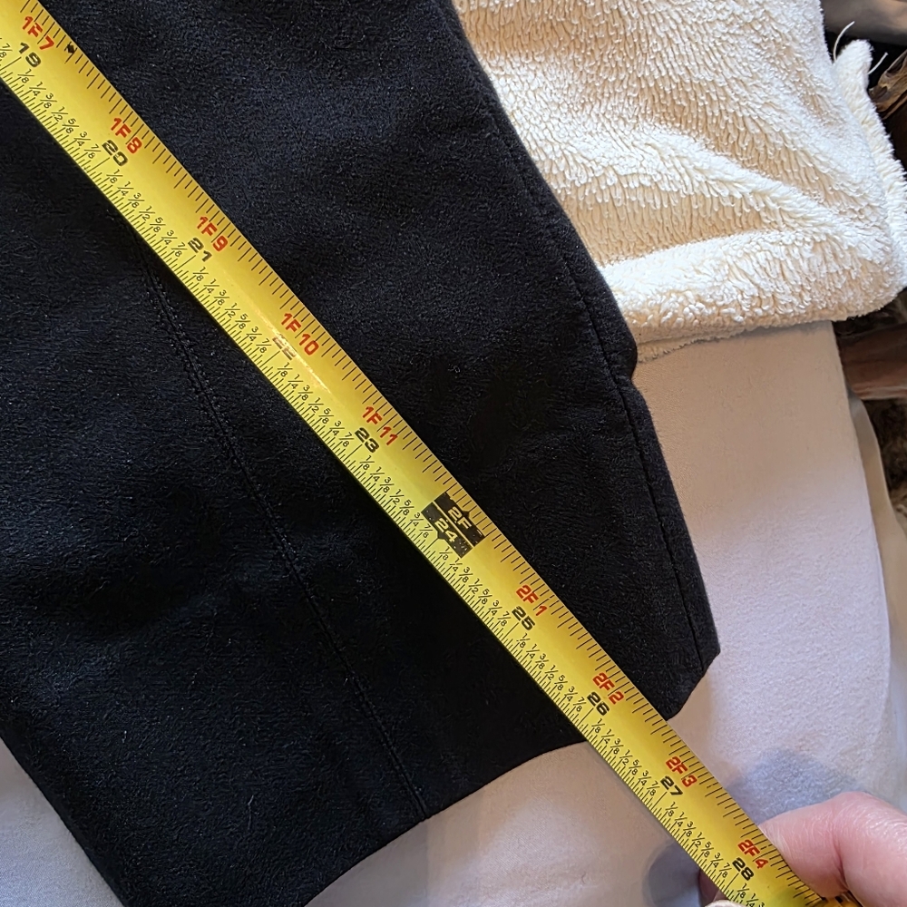 Vince Stitch Front Seam Ponte  Black Dress Pants Size Medium - Picture 8 of 14
